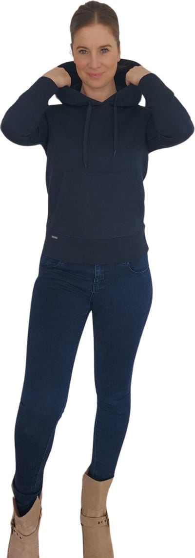 Lively Collection -Biologisch katoenen trui - vegan trui - sweater - trui met capuchon - S