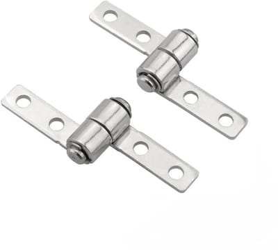 Dailygoods- Meubelscharnieren 360 Graden - Klapscharnier - Deurscharnier - Zinklegering - 2 Stuks - Eenvoudig te installeren - Scharnier