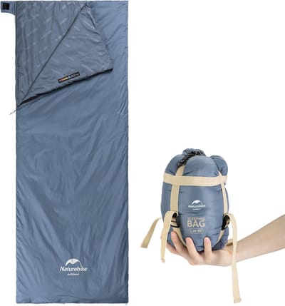 Ultralichte Zomerslaapzak voor Kamperen en Wandelen - Waterdichte en Ademende Slaapzak 205x85 cm