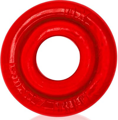 Oxballs - Rimz Big Softlips - Siliconen/TPR Cockring - Rood