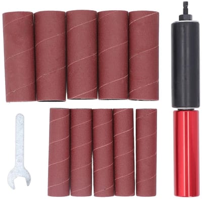 Adapter voor Spindle Sander met 1.5 Inch Schuurdrum, Aluminium Boorhouder en Slijpmandrel Set met Sleutel voor Precisie Schuren en Bewerken
