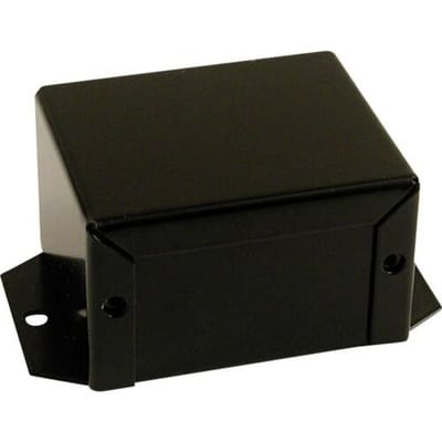 Hammond Electronics 1411FBNBK Universele behuizing 127 x 76 x 56 Aluminium Zwart 1 stuk(s)