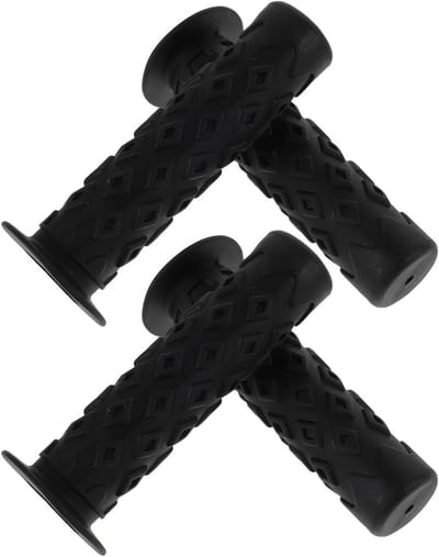 Ergonomische Stuurgrepen - Fiets Handvatten - Comfortabel Fietsen - Antislip Oppervlak - 4 Stuks - Zwart
