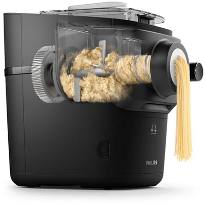 Philips 7000 series HR2665/93 Pastamachine - Volledig Automatische Pastamaker - Met Weegfunctie & 8 Vormschijven - Verse Pasta in 10 Minuten - Zwart