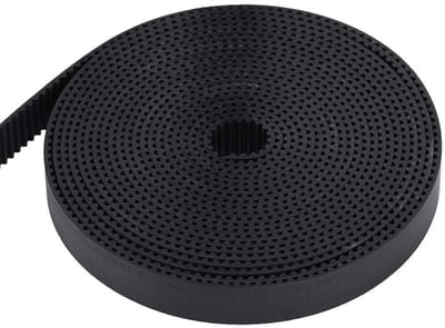 Dailygoods- Distributieriem 10 mm breed - Rubber - Voor RepRap/Pursa i3/Anycubic/Ender 3 - Lengte 3 m - Professioneel - Schokbestendig - Tandriem
