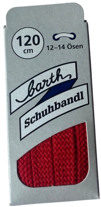 Veters - Rood - Platte - 120 CM  (Barth)