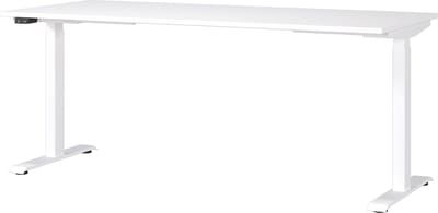 Elektrisch zit-sta Bureau Galileo Wit - 180x80cm - Hoogte 120 cm - In hoogte verstelbaar