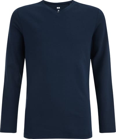 WE Fashion Jongens basic T-shirt met V-hals