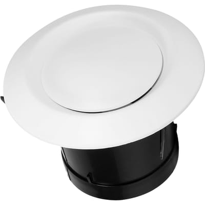 4 Maten Plafond Diffuser Afzuig Toevoerventiel Luchtrooster Anemostaat Ventilatie Kanaal Slang Afdekking 75mm