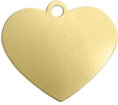 Messing hanger, Hart, 16 mm, ImpressArt