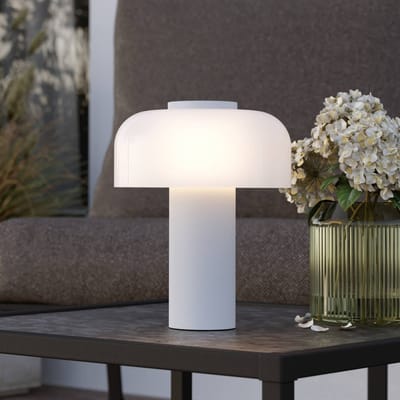 EGLO Ponente Tafellamp - Aanraakdimmer - Draadloos - LED - 20 cm - Wit - Instelbaar wit licht - Oplaadbaar - Binnen en Buiten