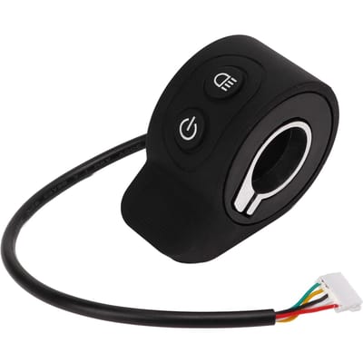 Vingergas Booster Zwart Waterdicht Snelheidsregeling Duimgas voor Elektrische Scooter