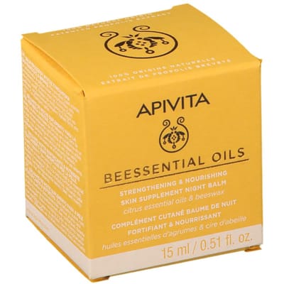 Apivita Beessential Oils Strengthening & Nourising Skin Supplement Night Balm 15 Balsem