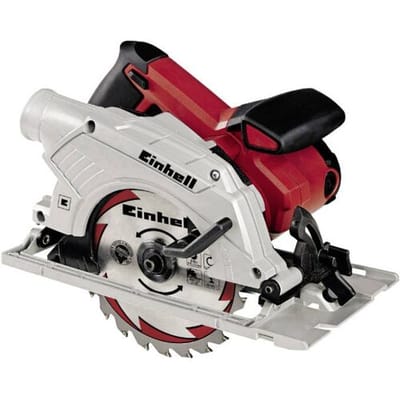 Einhell Cirkelzaag TE-CS 165 - 1200 W - 5.500 t/min - Ø165 - Max. zaagdiepte bij 90°/45°: 55/40 mm - Incl. 1x Zaagblad (Ø165x16x2,4 mm/24 T)