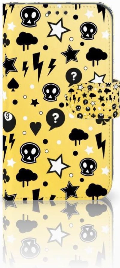 Telefoonhoesje met Naam Samsung Galaxy Xcover 4 | Xcover 4s Punk Geel