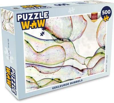 Puzzel Gekleurde bubbels - Legpuzzel - Puzzel 500 stukjes