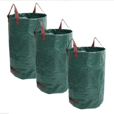 Tuinafvalzak - Set van 3 - 300 L - Hoogte 84 cm - Diameter 67 cm