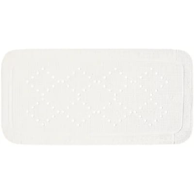 Spirella Badkuipmat Antislip – Badmat voor Badkuip met Afvoergat en Ophanghaken – Antislipmat Badkamer