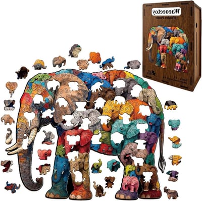 Houten Puzzel Dier - Legpuzzel Volwassenen - Ontspannende Hobby - Unieke Vormen - 218 Stukjes - Niet Gespecificeerd