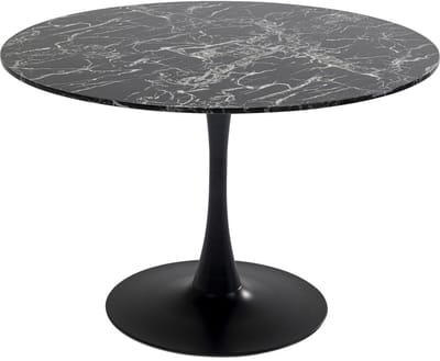 Kare Design Veneto Eettafel 110 Cm Zwart Marmer