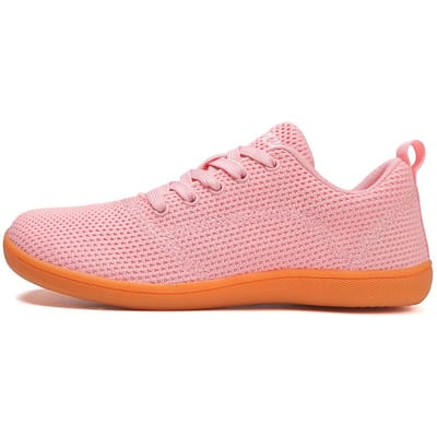 Brede Barefoot Schoenen voor Unisex Outdoor Hardlopen Zero Drop Casual Sneaker Minimalistische Schoenen voor vrouw sneakers mannen 35 pink