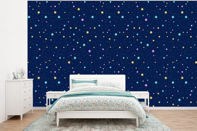 Behang - Fotobehang Sterrenhemel - Sterren - Design - Breedte 320 cm x hoogte 240 cm