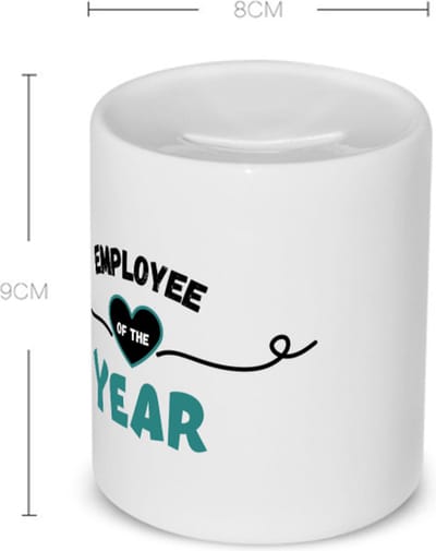 Akyol - employee of the year Spaarpot - Collega - werknemers - werknemer van het jaar - collega's - verjaardag - geschenk - kado - bedankje - 350 ML inhoud