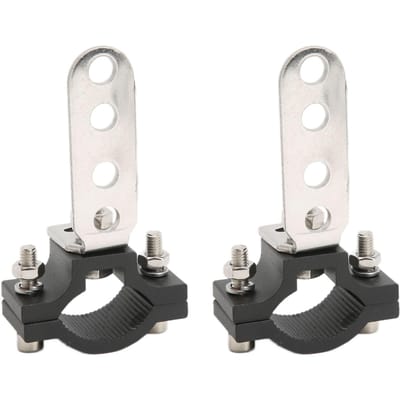 LED Lichtbalk Beugels 1,2 inch Stierenbar Buis Werkverlichting Montageklem voor Motorfiets Vrachtwagen SUV ATV white