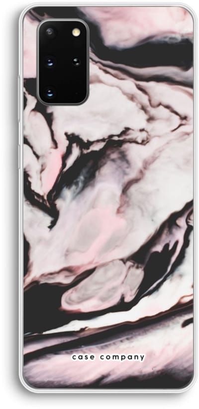Case Company® - Hoesje geschikt voor Samsung Galaxy S20 Plus hoesje - Roze stroom - Soft Cover Telefoonhoesje - Bescherming aan alle Kanten en Schermrand