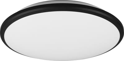 REALITY LIMBUS - Plafondlamp - Zwart mat - incl. 1x SMD 20,5 W - Voetschakelaar