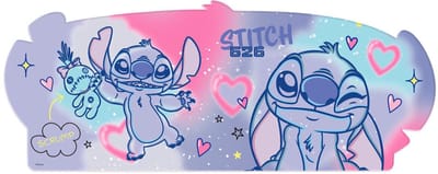Disney Lilo & Stitch Bureaulegger - Shaped Desk Mat - 80x35 cm - XXL Muismat - Blauw