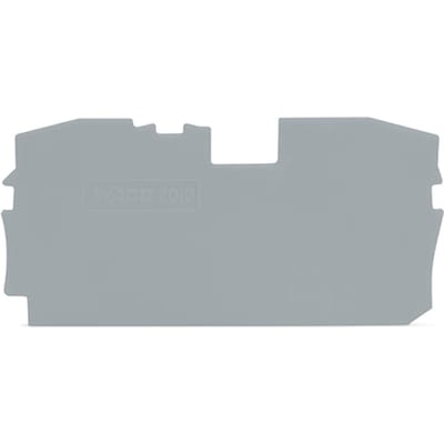 WAGO TopJob S Eind En Tussenplaat Grijs 1mm - 2010-1291 [20 Stuks]