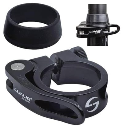 Fiets Zadelpen Klem Aluminium Quick Release - 28.6mm, 31.8mm, 34.9mm