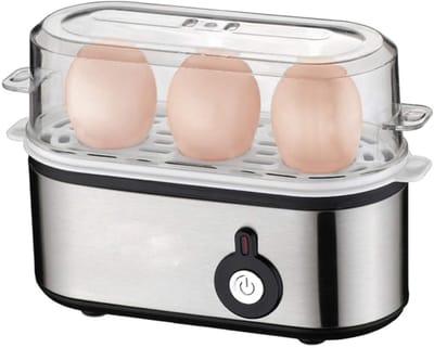 Zyrex® Eierkoker electrisch - Eierkoker - Eierkoker met timer - Zilver - 54cm x 37cm x 24cm