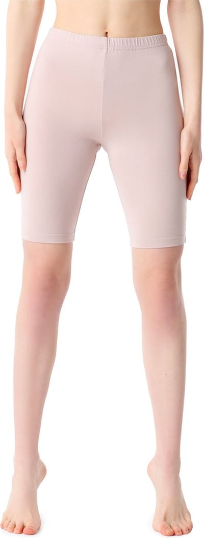 Bellivalini Dames Leggings - Sport - Vrijetijdsbroek - Korte - Viscose - Beige - S - BLV-BLV50-207-LE