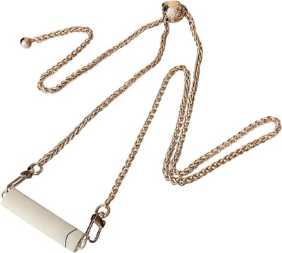Stijlvolle metalen schouderband - Gouden Kleur - universele telefoonketting - verstelbare gesp aan de achterkant - elegante telefoonhouderketting - opvallend en duurzaam