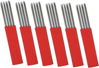 Wenkbrauwmesjes Set - Microblading Mesjes - Wenkbrauwen Vormgeven - Roestvrij Staal - 50 stuks - Zilver