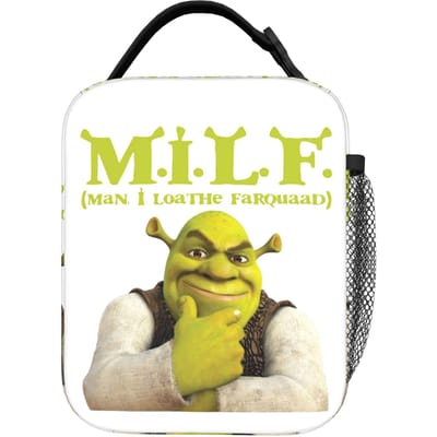 Nicolas Cage Shreks Geïsoleerde Lunchtas Groot Nicolas Cage Parodie Herbruikbare Thermische Tas Lunchbox Tote Strand Picknick Voedseltas One Size