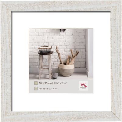 Walther Home - Houten lijst - Fotoformaat 30x30 cm - Polair Wit