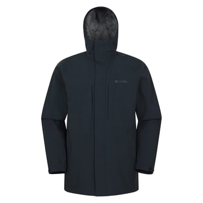 Mountain Warehouse Heren Ridge Waterdichte Jas (Marineblauw)
