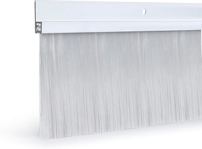 Deurborstel - Deurveger - Tochtwering - Duurzaam Aluminium - 91 cm - Zilver