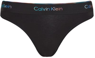 Calvin Klein dames icon slip pride zwart