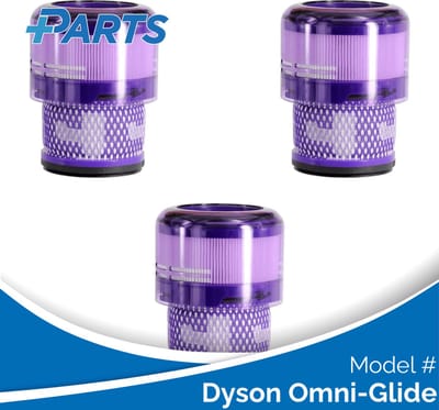 Dyson Omni-Glide Filters (3 Stuks, Plus.Parts® alternatief voor 965241-01)