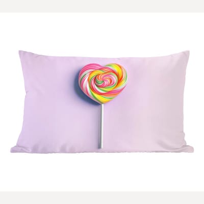 Sierkussens - Kussentjes Woonkamer - 60x40 cm - Hart - Lolly - Snoep