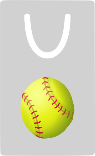 Hacebo® - Honkballer metalen boekenlegger - Honkbal - Honkballers - sport - bal - cadeau Bladwijzer boekenleggers - 7.6 cm x 5cm