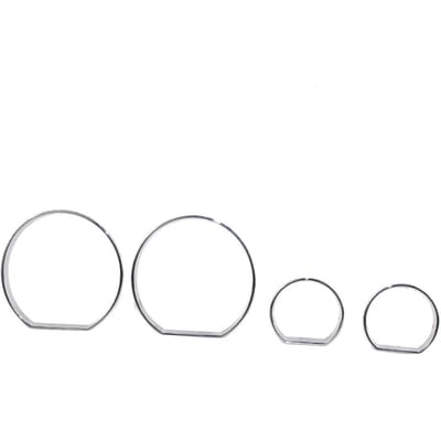 Chromen instrumentenpaneel Dashboardringringen Afwerking wijzerplaatringen Bezel Snelheidsmeterframe voor BMW E46