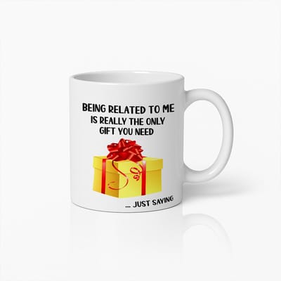 Grappige Cadeaumok - "Familie Zijn is het Enige Geschenk dat je Nodig Hebt" - Humoristische Koffiemok voor Familie