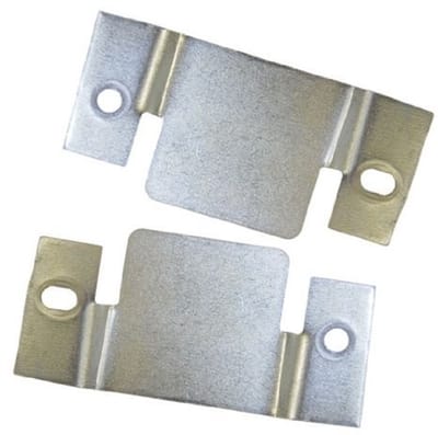 Solidchoice- Meubelverbinder - Verbindingselementen - Metalen - 2 Stuks - 96 x 46 mm - Geschikt voor stoffering - Meubelverbinding