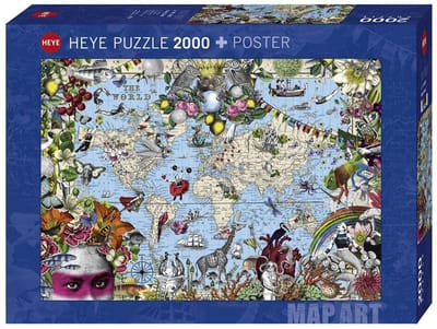 Heye Puzzel quirky world 2000.