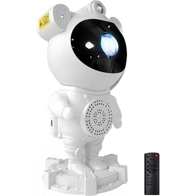 100 - 240V~50/60Hz 0.4A Spaceman Starry Night Projectielamp Plug-in Volledige Ster Tafellamp wit